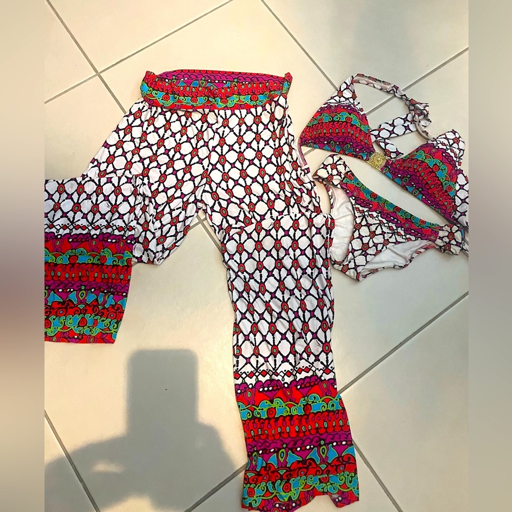 Trina Turk Bikini & lounge pant set! Ready for Summer!